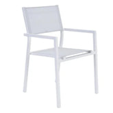 Naterial Orion Alpha ll Dininig Armchair Textilene 2x1 White